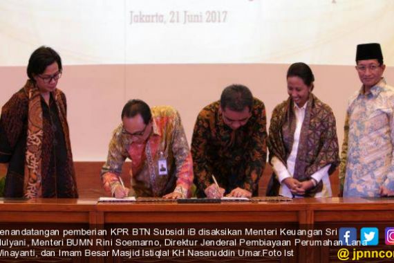BTN Beri KPR Subsidi IB Bagi Para Imam dan Karyawan Masjid Istiqlal - JPNN.COM