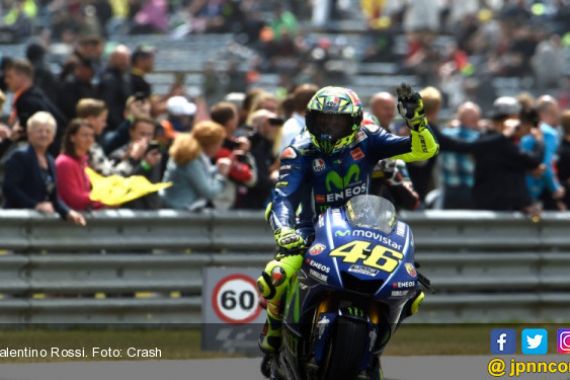 Rossi Catat Kemenangan ke-115, Enam Pembalap Gagal Finis di MotoGP Belanda - JPNN.COM