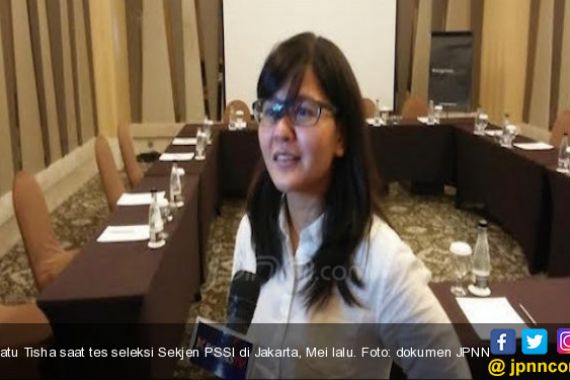 Tisha tak Terbendung Lagi Jadi Sekjen PSSI - JPNN.COM