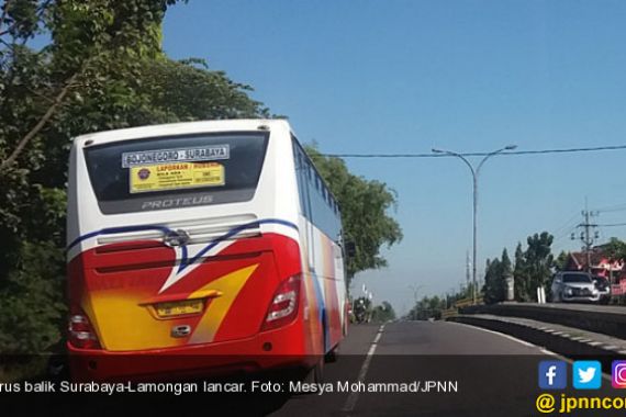 Jalur Surabaya sampai Lamongan Lancar Jaya - JPNN.COM