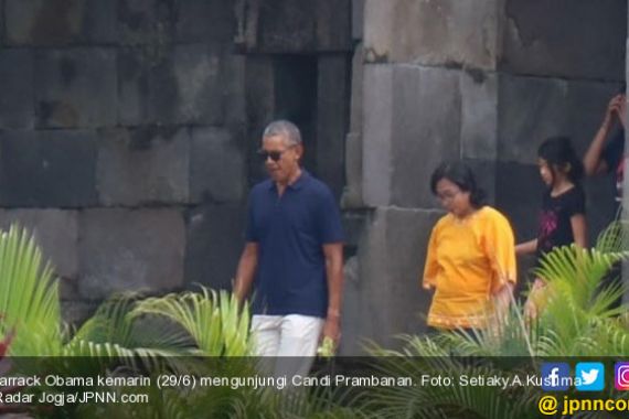 Barack Obama ke Prambanan, Paling Istimewa, Begini Cerita Pemandunya - JPNN.COM