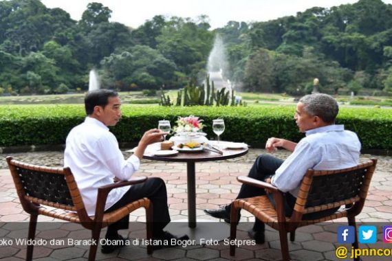 Obama Melahap Habis Suguhan Bakso Kuah di Istana Bogor - JPNN.COM