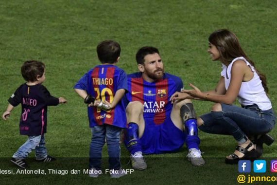 Ooh Romantisnya Kisah Messi dan Antonella, Cinta pada Pandangan Pertama... - JPNN.COM