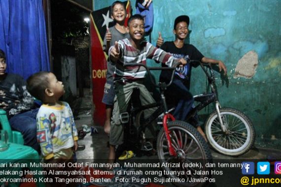 Demi Berlebaran dengan sang Ibu, Tiga Bocah Gowes dari Palembang ke Tangerang - JPNN.COM