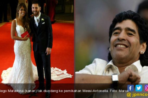 Begini Perasaan Maradona Tak Diundang ke Pernikahan Messi - JPNN.COM