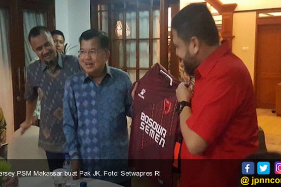 Lawan Persib, JK Pompa Semangat PSM Makassar - JPNN.COM