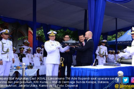 KRI Kurau – 856 Resmi Masuk Jajaran Armada TNI AL - JPNN.COM