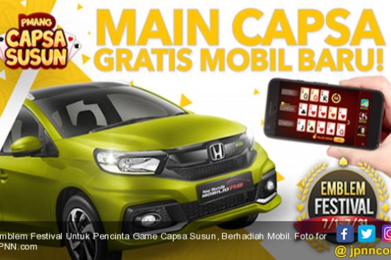 Emblem Festival Untuk Pencinta Game Capsa Susun, Berhadiah Mobil - JPNN.COM