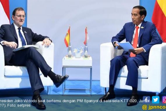 Nilai Perdagangan Menurun, Ini Harapan Jokowi ke PM Spanyol - JPNN.COM