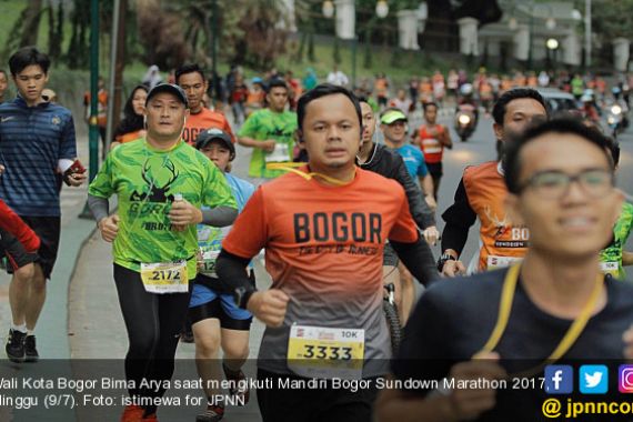Kota Bogor Sukses Gelar Sundown Marathon 2017 - JPNN.COM