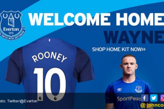 Rooney Pakai Nomor 10 di Everton - JPNN.COM