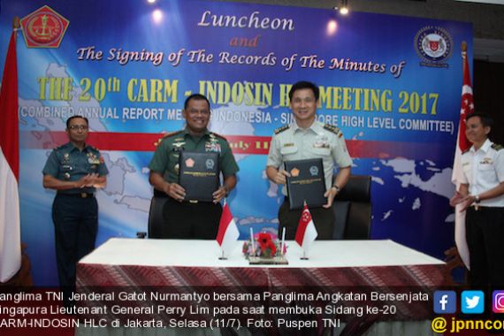 Indonesia dan Singapura Komitmen Menciptakan Perdamaian Kawasan - JPNN.COM