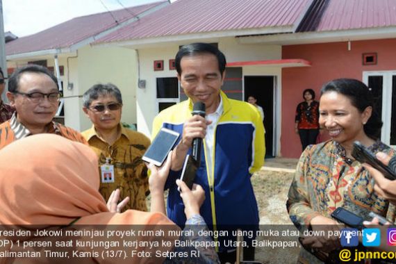 Jokowi Resmikan Proyek Rumah DP Satu Persen di Kaltim - JPNN.COM