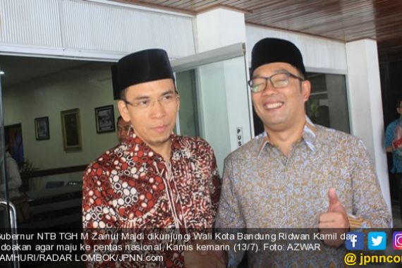 Ridwan Kamil Dorong TGB Ikut Bertarung di Pilpres 2019 - JPNN.COM