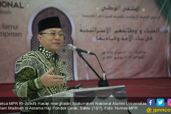 Ketua MPR Bicara Persatuan Islam di Hadapan Alumni Universitas Madinah - JPNN.COM