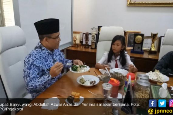 Bupati Anas Ajak Siswi Nonmuslim Itu Buat Vlog Bersama - JPNN.COM