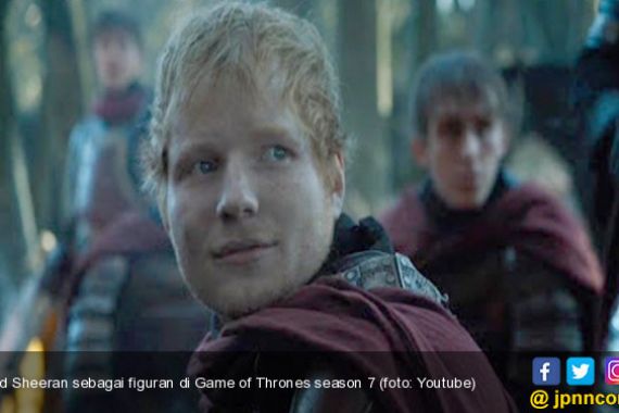 Ed Sheeran Langsung Tutup Akun Pascapenampilan di Game of Thrones - JPNN.COM