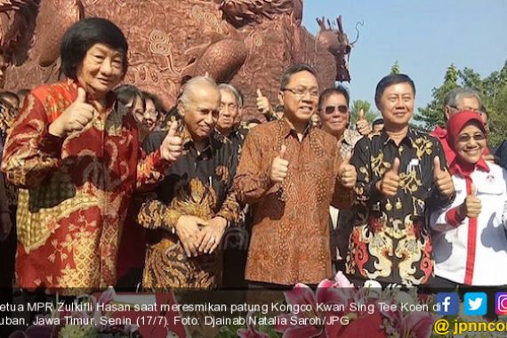 Ketua MPR Resmikan Patung Terbesar di Asia Tenggara - JPNN.COM