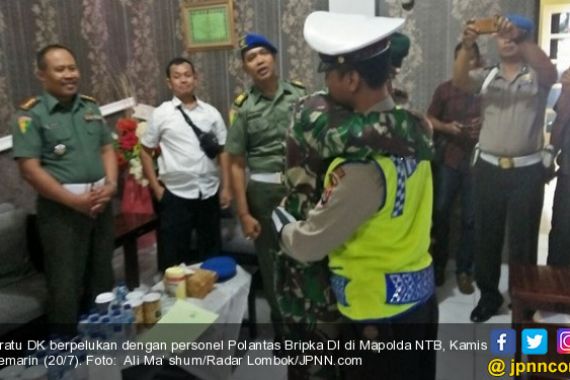 Polantas Dipukul Oknum TNI Hingga Bibir Terluka, Akhirnya…Alhamdulillah - JPNN.COM