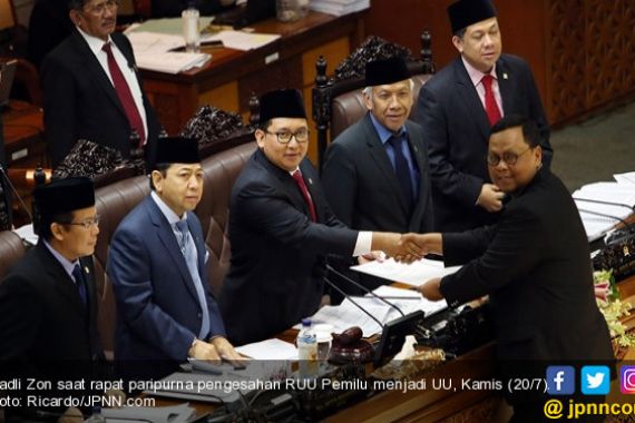 Fadli Zon Yakin MK Bakal Coret PT di UU Pemilu - JPNN.COM