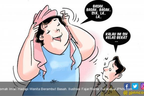 Lemah Iman Hadapi Wanita Berambut Basah - JPNN.COM