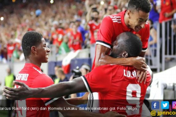 Lukaku dan Rashford Bawa MU Menang di Derby Manchester - JPNN.COM