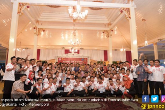Menpora Kukuhkan Pemuda Antinarkoba di Yogyakarta - JPNN.COM