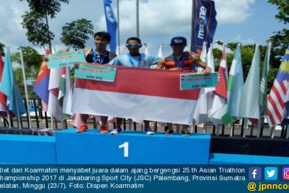 Atlet Koarmatim Juarai Asian Triathlon Championship 2017 - JPNN.COM