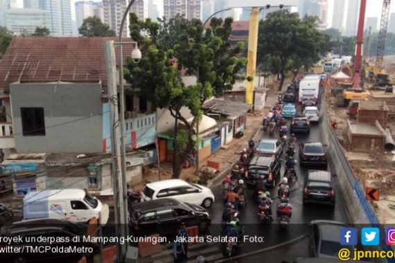 Macet Memanjang, Terapkan Rekayasa Lalin di Proyek Underpass Mampang - JPNN.COM