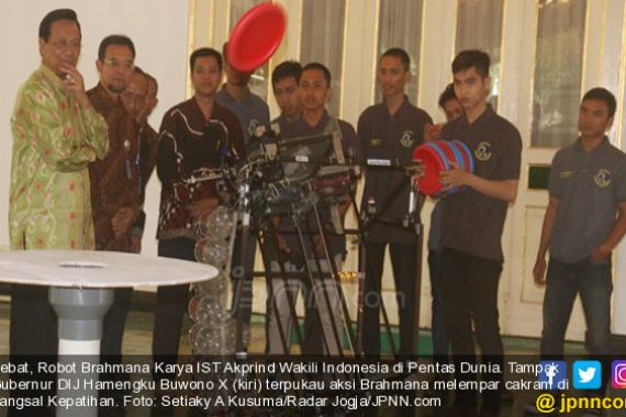 Hebat, Robot Brahmana Karya IST Akprind Wakili Indonesia di Pentas Dunia - JPNN.COM