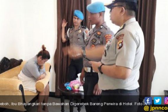 Heboh, Ibu Bhayangkari tanpa Bawahan Digerebek Bareng Perwira di Hotel - JPNN.COM