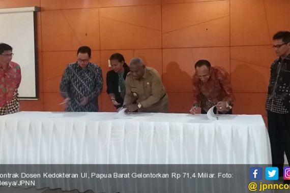 Kontrak Dosen Kedokteran UI, Papua Barat Gelontorkan Rp 71,4 Miliar - JPNN.COM