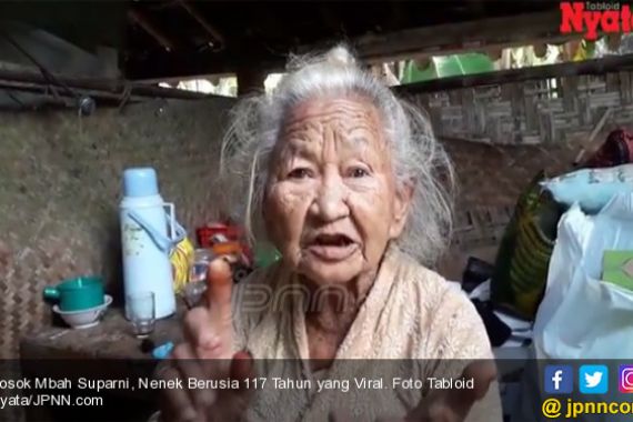 Sosok Mbah Suparni, Nenek Berusia 117 Tahun yang Viral - JPNN.COM