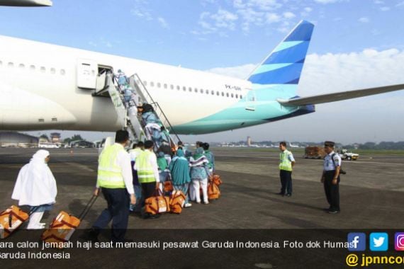 Garuda Indonesia Mulai Terbangkan 107.959 Calon Jemaah Haji - JPNN.COM