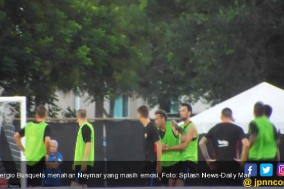 Jelang El Clasico, Neymar Marah-Marah dan Berkelahi dalam Latihan Barcelona - JPNN.COM