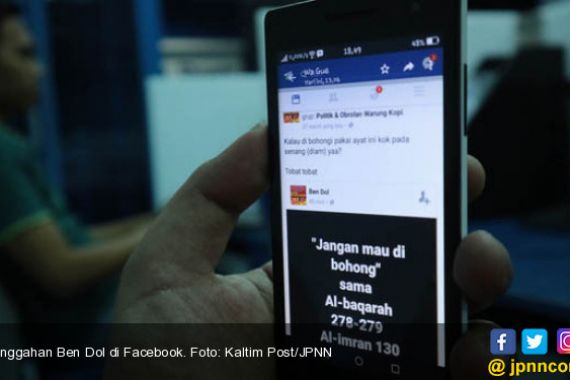 Mirip Kasus Ahok, Netizen Unggah Tulisan Menista Agama di Facebook - JPNN.COM