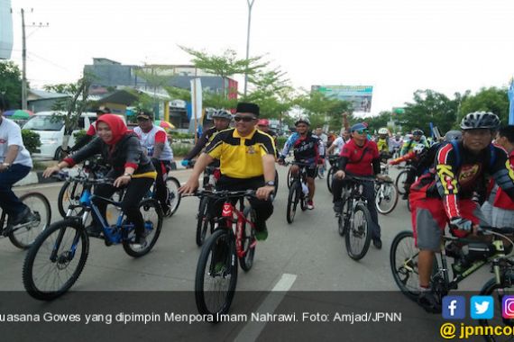 Bangka Tengah Antusias, Tahun Depan Gowes Nusantara Dianggarkan di APBD - JPNN.COM