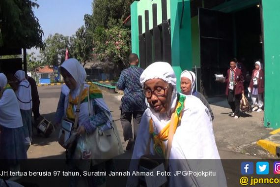 Subhanallah..Nenek 97 Tahun Termasuk Calon Jemaah Haji di Surabaya - JPNN.COM