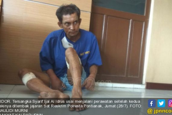 Maling Kambuhan Ditembak Polisi, Tatapannya Tajam Banget - JPNN.COM