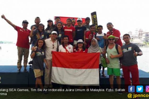 Jelang SEA Games, Tim Ski Air Indonesia Juara Umum di Malaysia - JPNN.COM