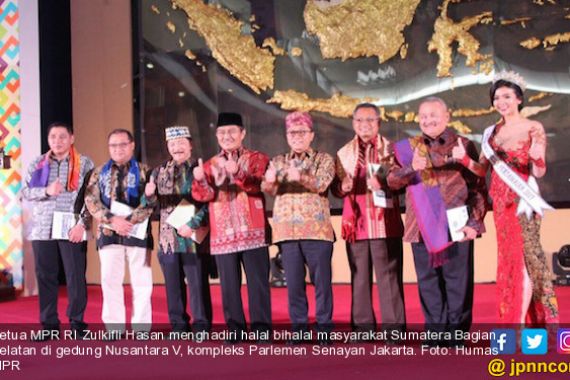 Ketua MPR Hadiri Halal Bihalal Masyarakat Sumatera Bagian Selatan - JPNN.COM