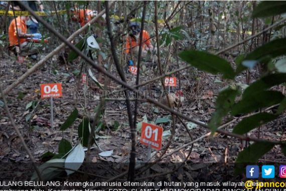 Hiiii... Kerangka Manusia Berserakan di Hutan - JPNN.COM