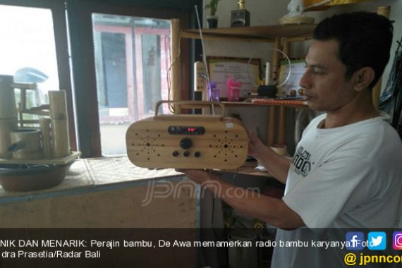 Kreatif Banget, Ada Radio Bambu Made In Bali - JPNN.COM