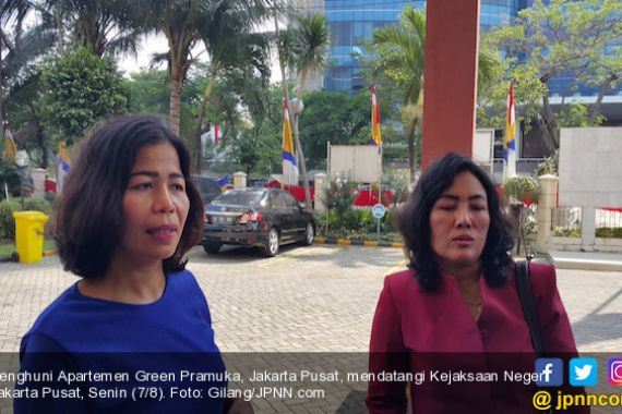 Dukung Acho, Penghuni Apartemen Green Pramuka Sambangi Kejari Jakpus - JPNN.COM