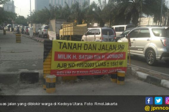 Pembebasan Lahan Belum Lunas, Ruas Jalan Panjang Diblokir Warga - JPNN.COM