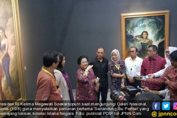 Pameran Lukisan Koleksi Istana Mengantar Bu Mega Mengenang Masa Belia - JPNN.COM