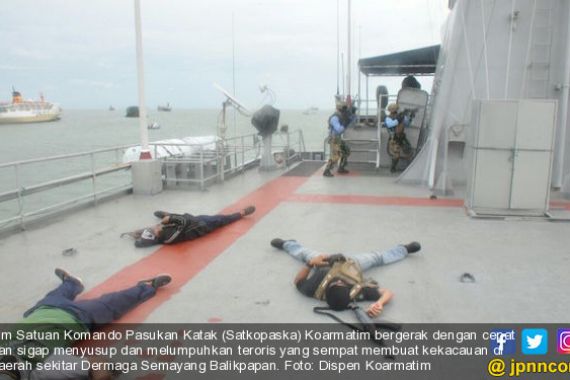 NGERI! Pasukan Katak TNI AL Menyusup, Tiga Teroris Tewas, Lainnya? - JPNN.COM