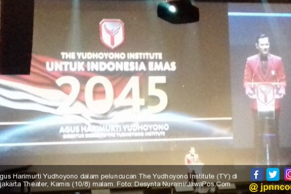 Mas AHY Lontarkan Pujian untuk Jokowi di Peluncuran Yudhoyono Institute - JPNN.COM