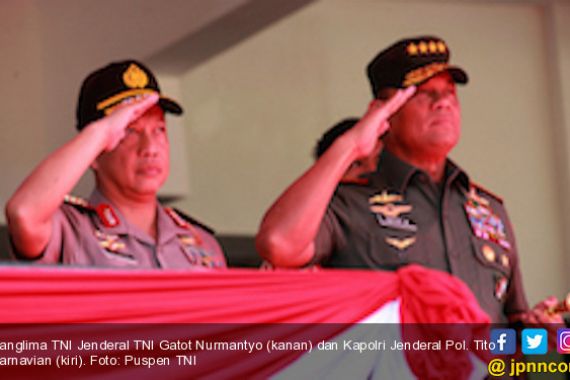 Doa dan Harapan Kapolri untuk TNI - JPNN.COM