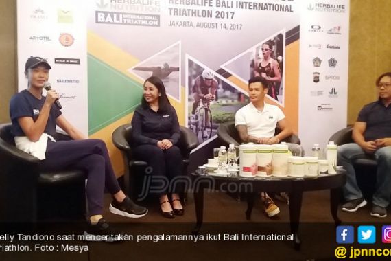 Ketagihan, Artis Cantik Ini Ikut Lagi di Bali International Triathlon 2017 - JPNN.COM